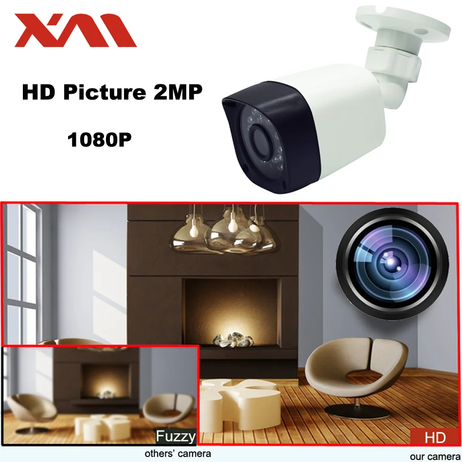 XM 1080P XVI камера видеонаблюдения AHD CCTV Высокое разрешение ИК камера s PAL NTSC уличная видеокамера s