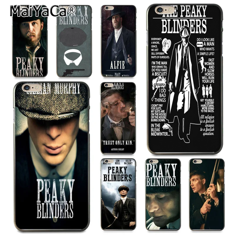 

MaiYaCa Peaky Blinders Painted cover Design Phone Case for Apple iPhone 8 7 6 6S Plus X 5 5S SE 5C Cover