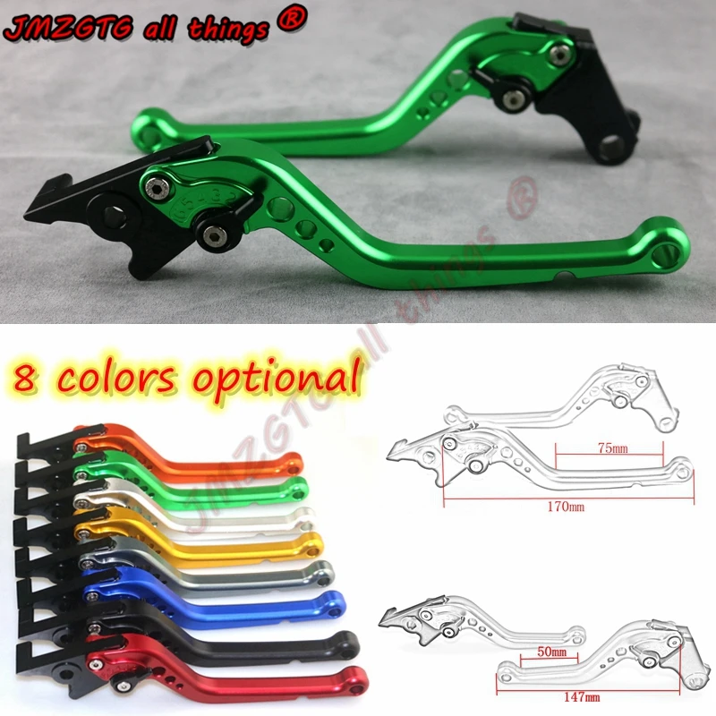 

Алюминиевый Регулируемый рычаг сцепления тормоза мотоцикла CNC для KAWASAKI Ninja400, Z400, Ninja125 и Z125