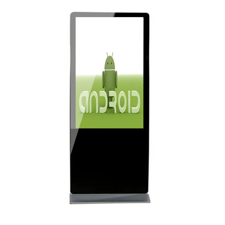 42 Inch android hd wifi wireless lcd digital signage floor standing full vertical video monitor |