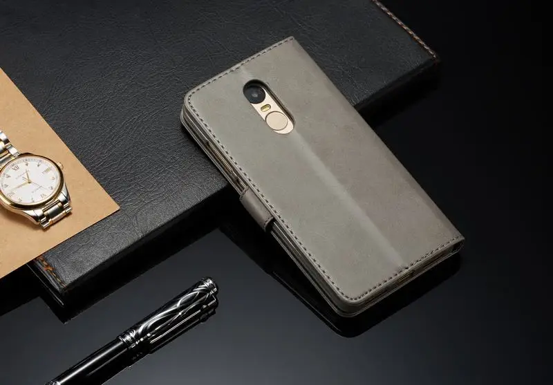 Кожаный чехол-бумажник с откидной крышкой для Xiaomi Redmi Note 4x Роскошный чехол для телефона для Xiaomi Redmi Note 4 Redmi Note 4X чехол