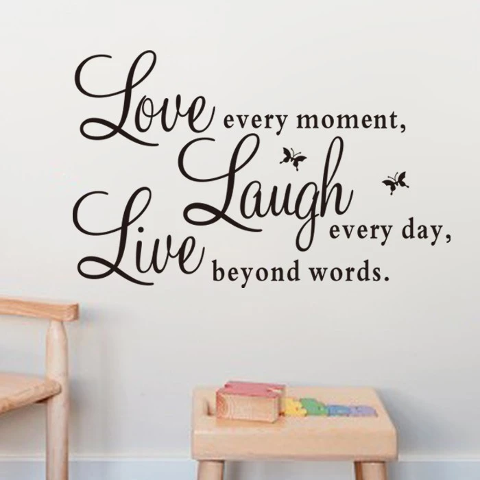 Diy Live Laugh Love Removable Vinyl Wall Sticker Decal Wallpaper Art Home Deco Home Deco Live Laugh Lovevinyl Wall Aliexpress