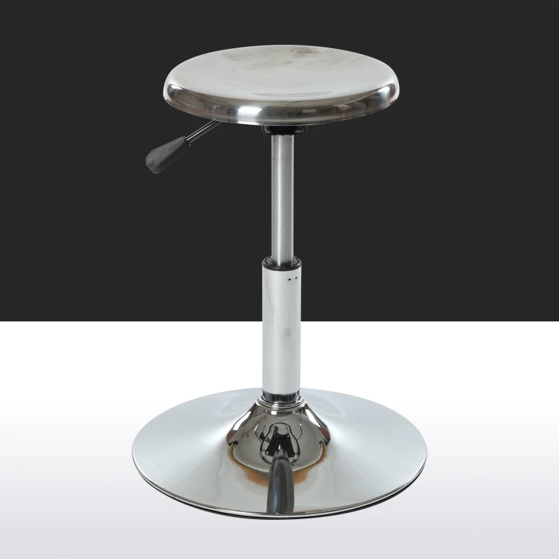 Multifunction Stainless Steel Lifted Chair Stable Rotated Bar Stool Laboratory Chair Factory Staff Seat Barber Cosmetology Chair Multifunction Stainless Steel Lifted Chair Stable Rotated Bar Stool Laboratory Chair Factory Staff Seat Barber Cosmetology Chair