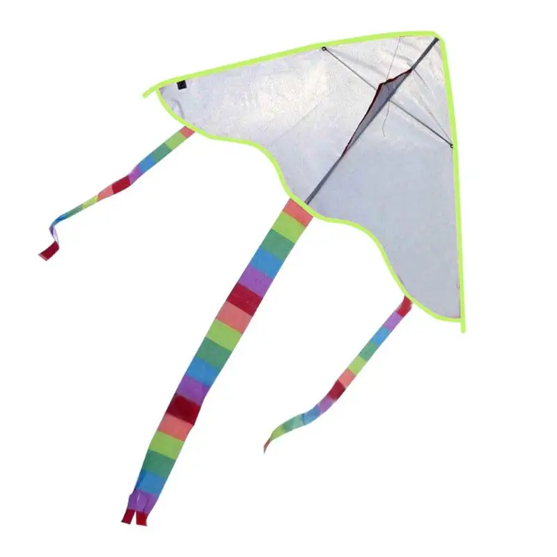 

New White diy Painting Kite Foldable Outdoor Beach Kite Children Kids Sport Funny Toys Colorful Kite Flying Toys for Children