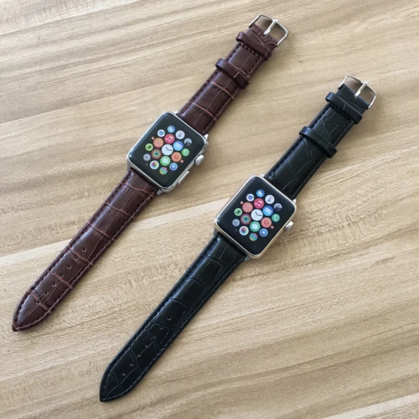 Кожаный ремешок-петля для Apple Watch ремешок 42 мм 38 40 44 iWatch Band Спортивная Пряжка 4 3 2 1