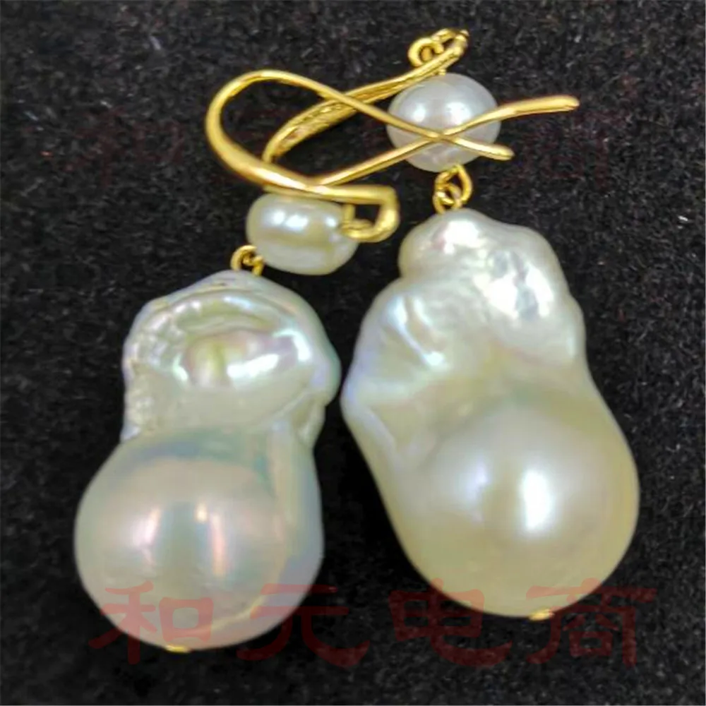 Серьги TwoPin earbob teardrop безупречные золотистые крючки 15 26 мм большие серьги с