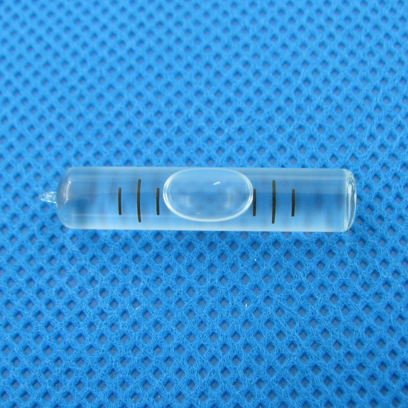 

QASE 7*32(35)mm Tube Glass level Vial Bubble Spirit Level Measurement Equipment 4'/2mm