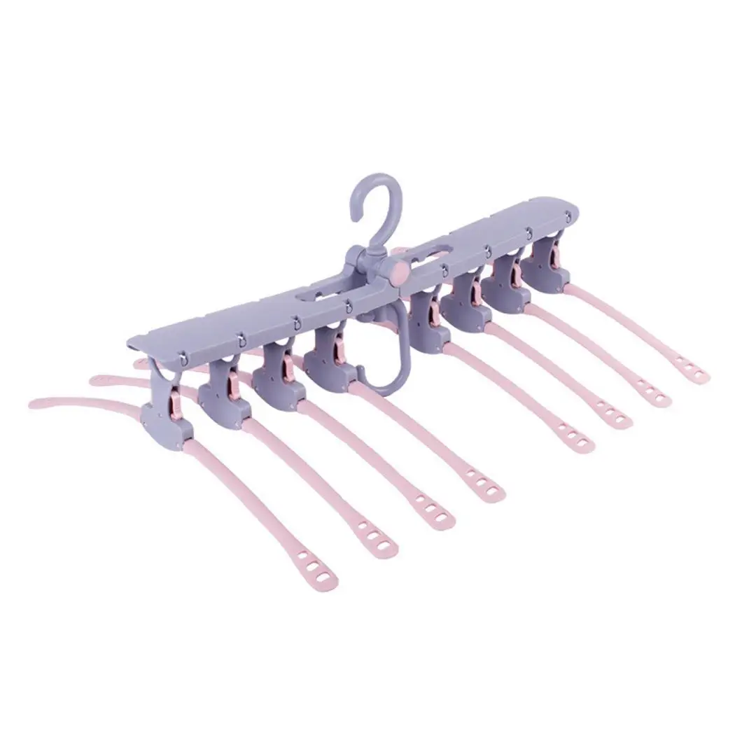 

Foldable Clothes Hanger Space Saver Rack Modern Multi-Function Home, Travel Clothing Hangers