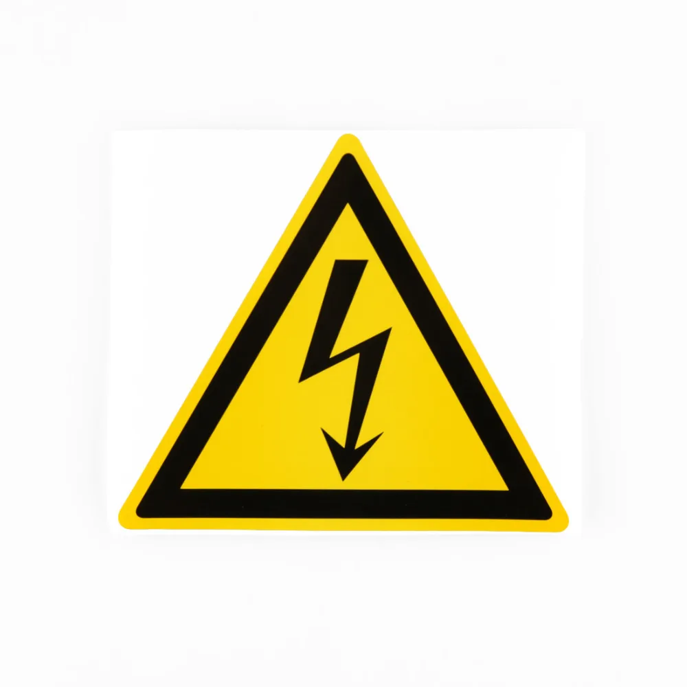 1 X Pegatina de peligro de alta tensión eléctrica Señal de Advertencia Etiqueta de seguridad de salud Lrg 