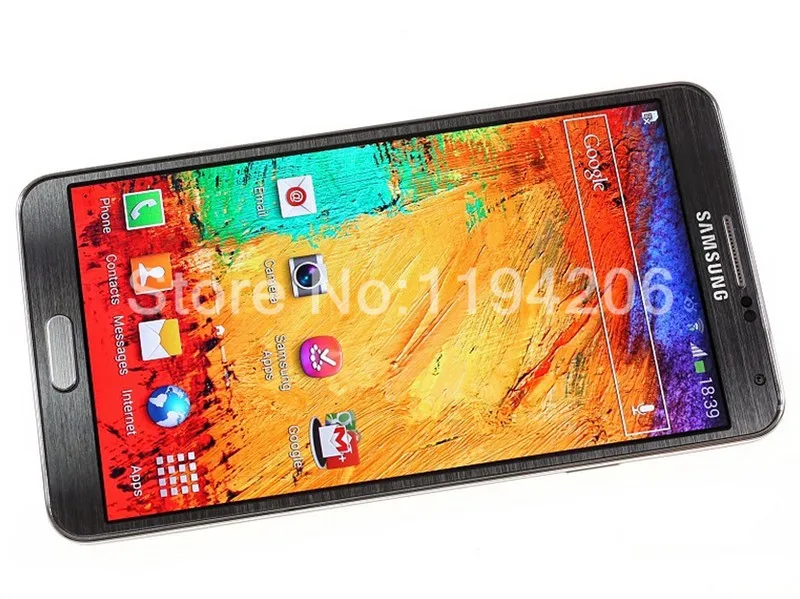 N9005 разблокированный samsung Galaxy Note 3 16 Гб/32 Гб rom+ 3 Гб ram 13.0MP 5,7 ''Quad+ четырехъядерный сенсорный смартфон