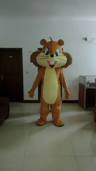 

2020 Adult Cartoon Lovely Squirrel Mascot Costume Fancy Dress Gift Fast Shipping