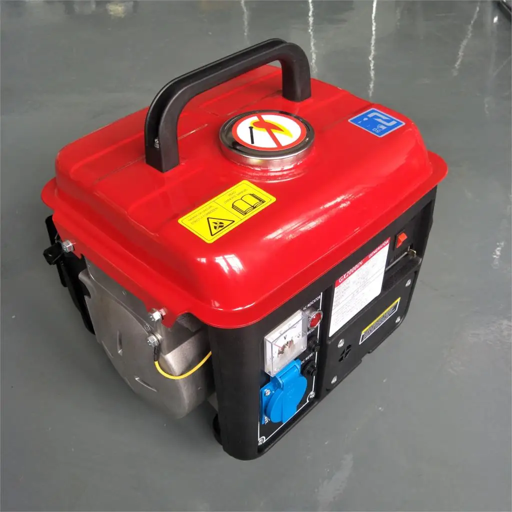 Gerador de Gasolina Pequeno ao ar Watt v Volt Monofásico Dois Tempos Doméstico Portátil Livre 500 w 650 220 500 w watt 650 w watt 220