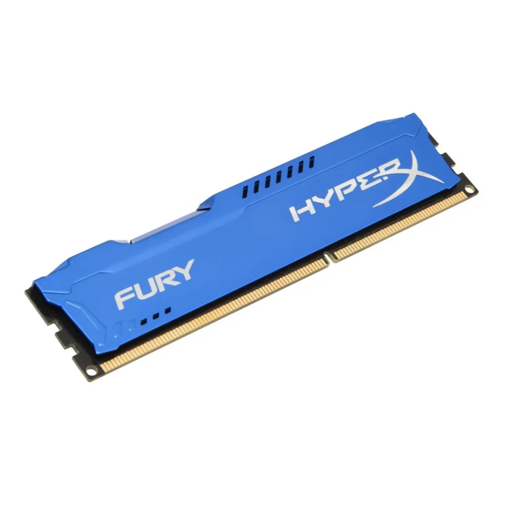 

KINGSTON HyperX HX316C10FRK2/8 FURY Series 8 GB (2 x 4 GB) DDR3 1600 MHz CL10 DIMM Memory Module Kit Rojo RAMs