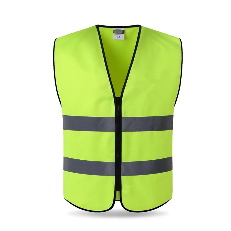 10 шт. печать логотипа высокий светоотражающий жилет рабочая одежда мотоцикл Велоспорт Спортивная отражательная защитная одежда - Цвет: fluorescence