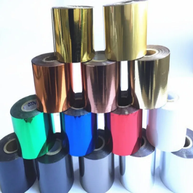 

wide 5CM hot foil printer hot stamping foil for heat press machine golden silver red green blue white blue black free shipping