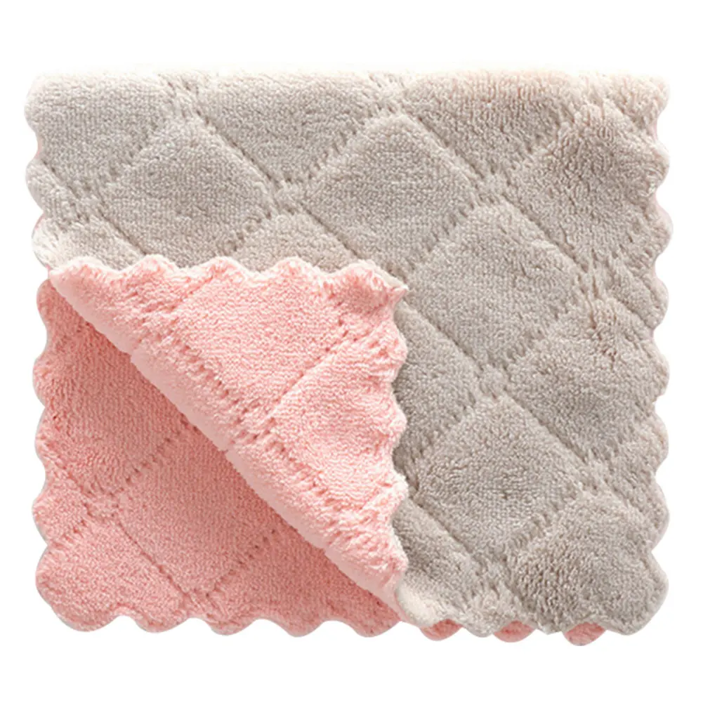 

Kitchen Towels Dishcloths Dish Cloth Cleaning Rags For Dish Washing Household Super Absorbent Microfiber Towel Cloth Tableware