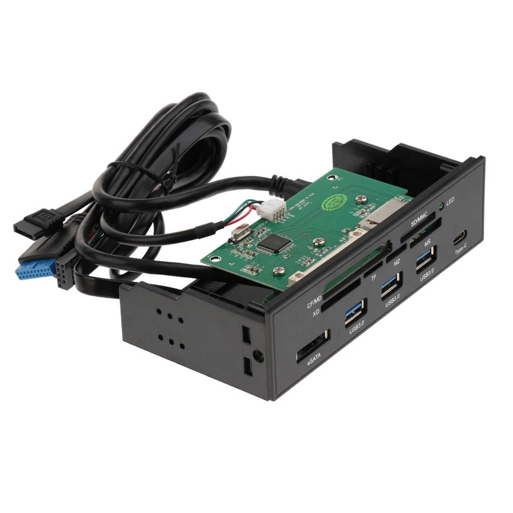 5.25 inch Desktop Optical Drive Front Panel Internal Card Reader Dashboard 