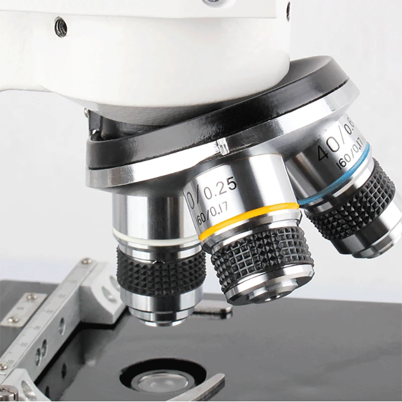 CIWA Профессиональный 1600X биологический микроскоп бинокулярный бинокль HD исследовательский обучающий светодиодный монокулярный HD микроскоп с подсветкой