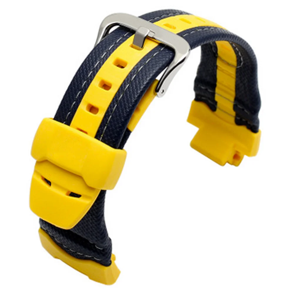 

Watchband For G-314RL-1A/G-315/G-354 silicone And Nylon Rubber outdoor sports waterproof watch band Strap