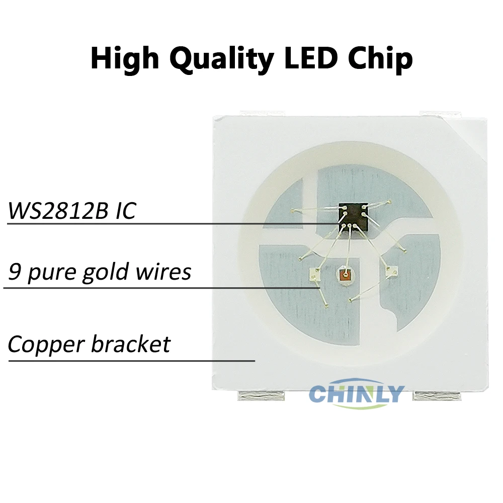 DC5V СВЕТОДИОДНЫЕ пиксели WS2812B светодиодная лента для контроллера arduino IP30 144LED на