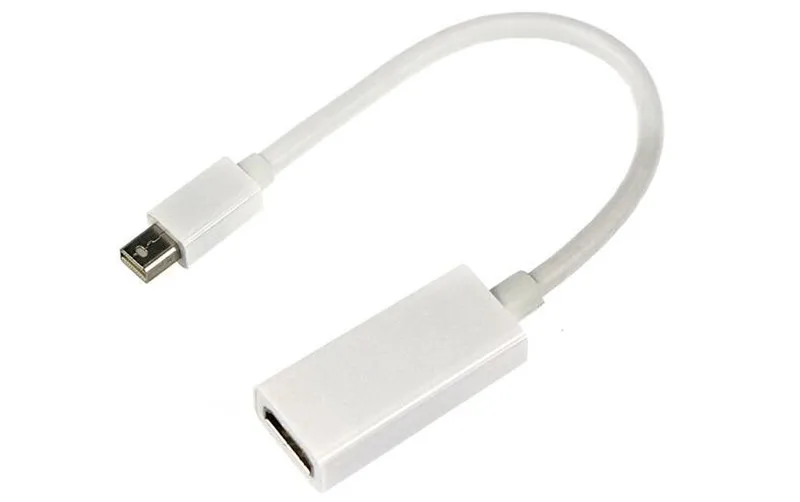 500pcs lot Mini DisplayPort Display Port Mini DP to HDMI Adapter Cable For font b Apple