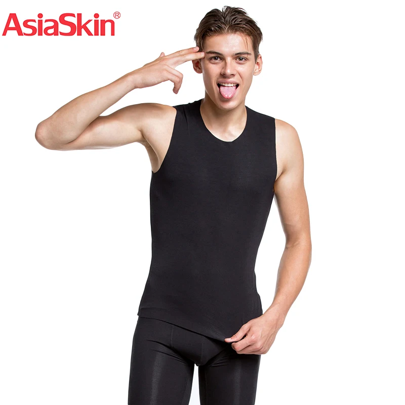 AsiaSkin 2019 Men Undershirt Sets Seamless Mens-bodysuit White and Black Sexy Singlet Nylon Short Pants Men Boxer Set Tank Top 2 piece sets women outfit shorts set sexy beach swimsuit fashion striped printed belly covering slim boxer swimsuit set summer