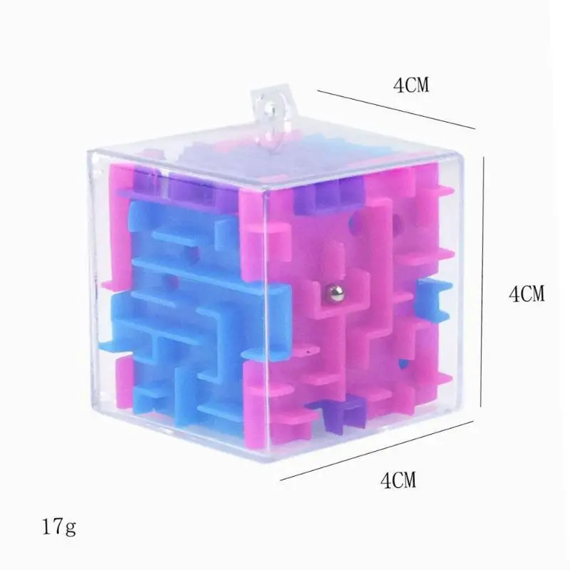 3D магический куб головоломка Лабиринт игрушка Детские развивающие декомпрессионные капсульные игрушки