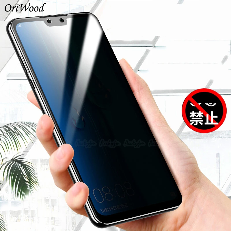 

OriWood For Huawei Y9 2019 Nova 4E 4 3 3i 2S Privacy Anti Spy Peeping Tempered Glass Screen Protector Nova4E Full Cover Glass