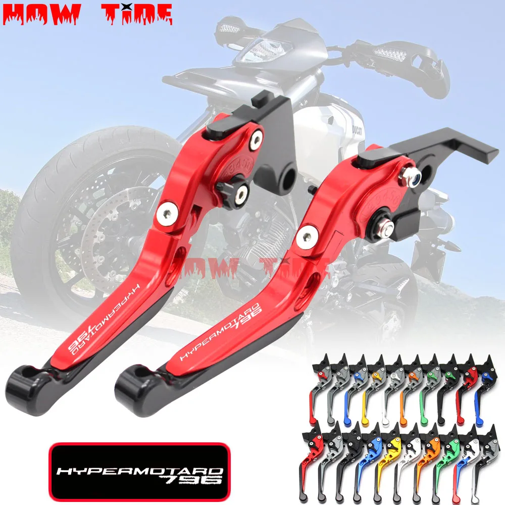 Leve Frizione Freno Rosso Moto Regolabili Per Ducati Hypermotard 796 796 2010-2012