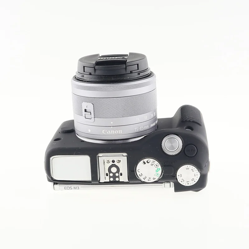 캐논 EOSM3 EOS M3 실리콘 케이스, 고무 카메라 케이스, 바디 보호 커버 스킨, 멋진 카메라 비디오 가방