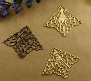 

28*35mm antique style filigree wire connector chrams for diy findings---/bronze/brass color---100pcs