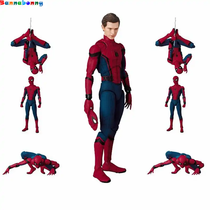 Hot 15 Cm Maf047 Spider Man Homecoming The Spiderman Tom Holland