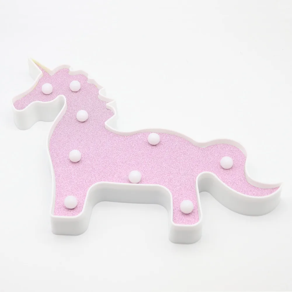 

Unicorn Table Lamp Night Light Children LED Illuminated Flamingo Unicorn Pendant Lamp Light Cactus Pineapple Star Lamp Wall Lamp