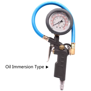 

Digital tire pressure test 220PSI Car Tire Air Pressure Gauge Dial Meter Vehicle Inflation Gun Handle Grip Trigger Inflator