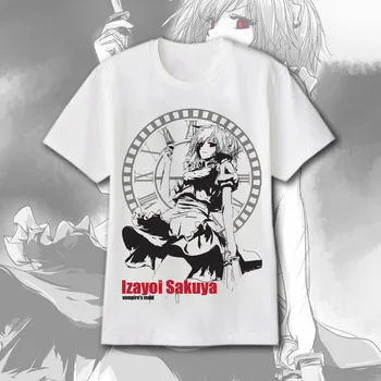 

Touhou Project Izayoi Sakuya Cosplay Costume short-sleeve T-shirt shirt tee