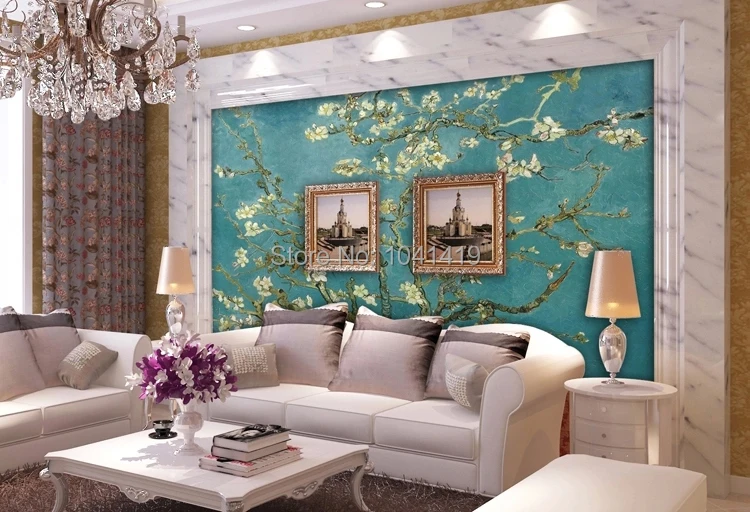 Европейский стиль ретро белые цветы фото обои гостиная спальня ТВ диван фон стены домашний Декор 3D Нетканая роспись