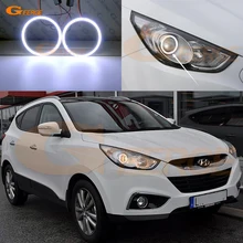 Для hyundai ix35 2010 2011 2012 отличные ангельские глазки Ультра яркое освещение COB комплект светодиодов «глаза ангела»