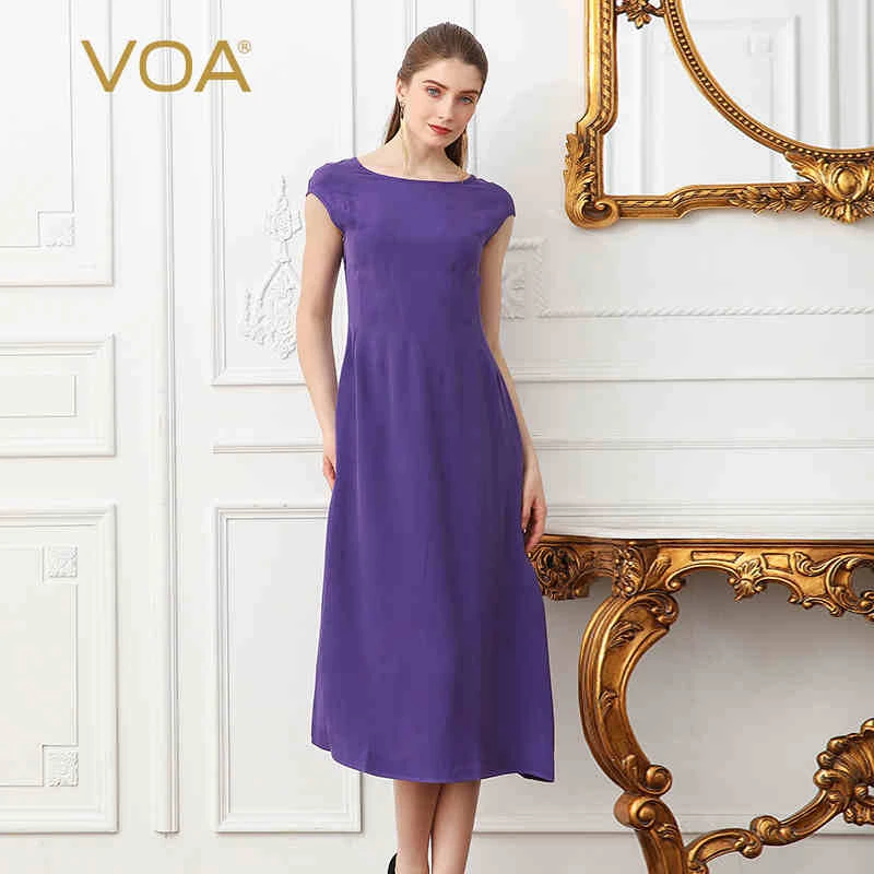 dark purple silk dress