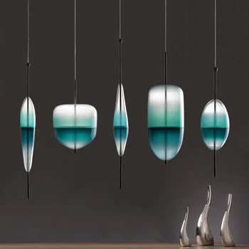 

Modern Glass Ball LED Pendant lights lamp Creative Restaurant bedroom bedside balcony Decor Art pendant lamp Lighting Fixtures