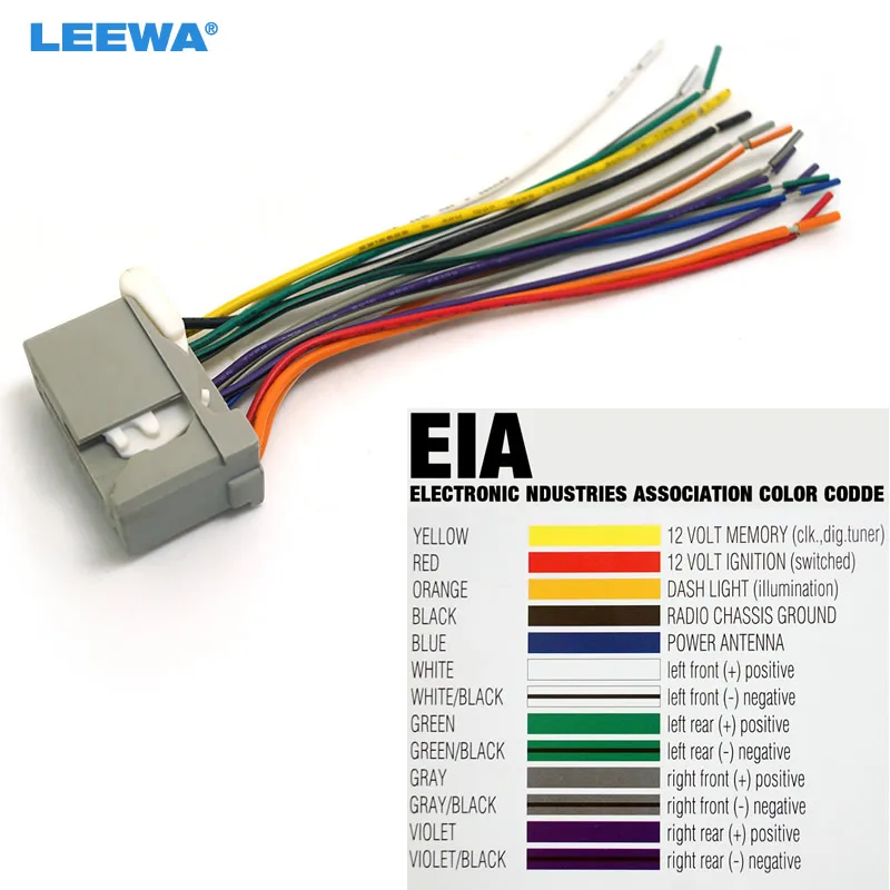 us $2 41 29% off leewa car audio stereo wiring harness for honda odyssey pilot ridgeline pluging into oem factory radio cd ca2534 in cables, adapters Wiring Harness For Honda Radio stereo wiring harness antenna combo for