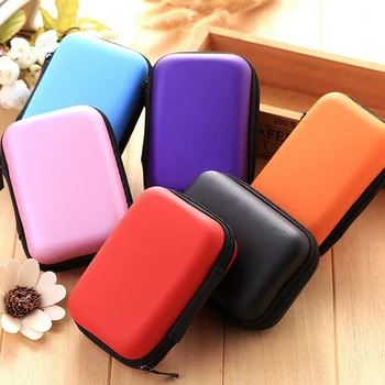 

Hard Headphone Case Portable Earbuds Pouch Protective Box Earphone Storage For Earphone Headphone Accessory Earbuds memory Card
