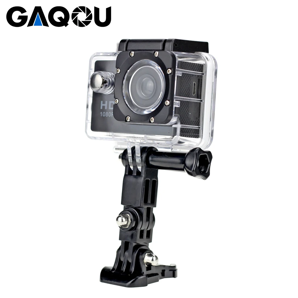 Регулируемое базовое крепление GAQOU для экшн Камеры gopro hero 7 6 mi yi 4k sjcam sj4000 sj7|Чехлы