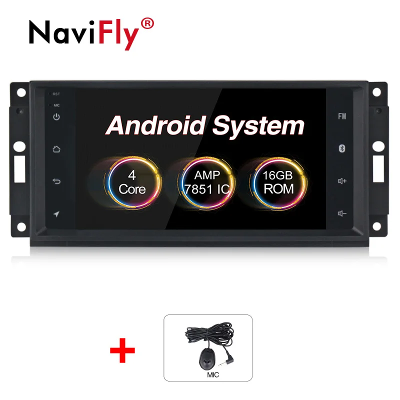 Android 8,1 HD 1024*600 головное устройство gps Navi Радио Стерео dvd-плеер для автомобиля JEEP Патриот компас DODGE Journey Chrysler Sebring - Цвет: Car Multimedia