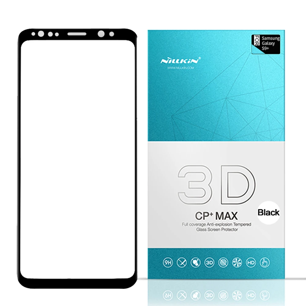 Nillkin 3D Curved Full Cover Tempered Glass For Samsung Galaxy S8 S9 Plus Scratch Proof Screen Protector Film Pelicula De Vidro