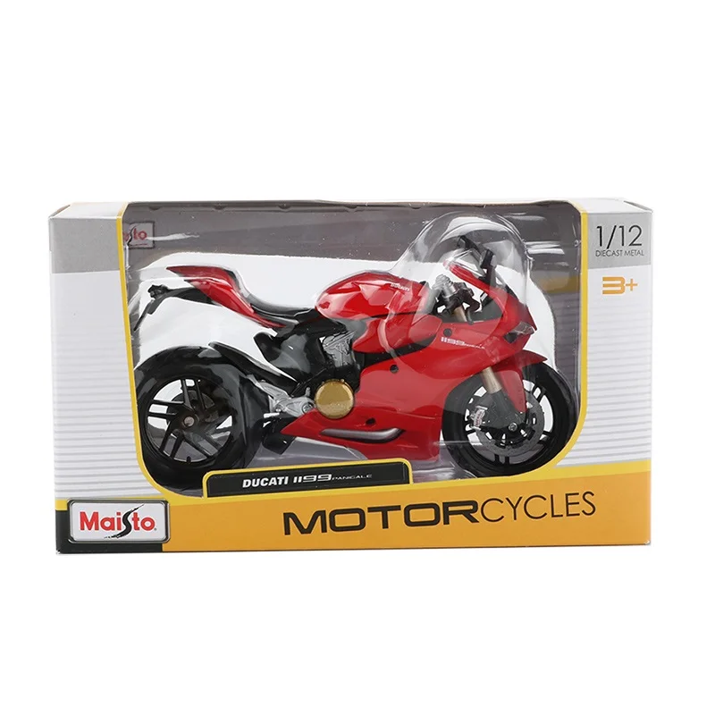 Maisto 1:12 Игрушечная модель мотоцикла H2R 1199 Panigale GSXR 750 YZF R1 CBR 600RR гоночный мотоцикл коллекция детских игрушек