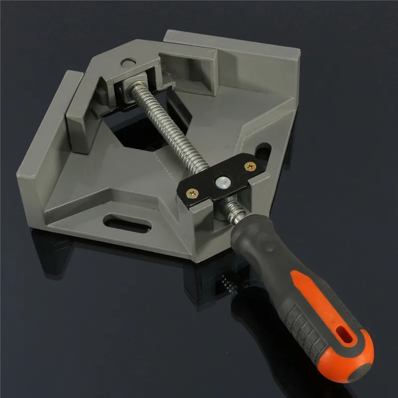 

Wood Working Clamps Angle Clamps 90-degree Angle Vise Single Handle Adjustable For Frame Fight Splices Clip Woodworking Tools