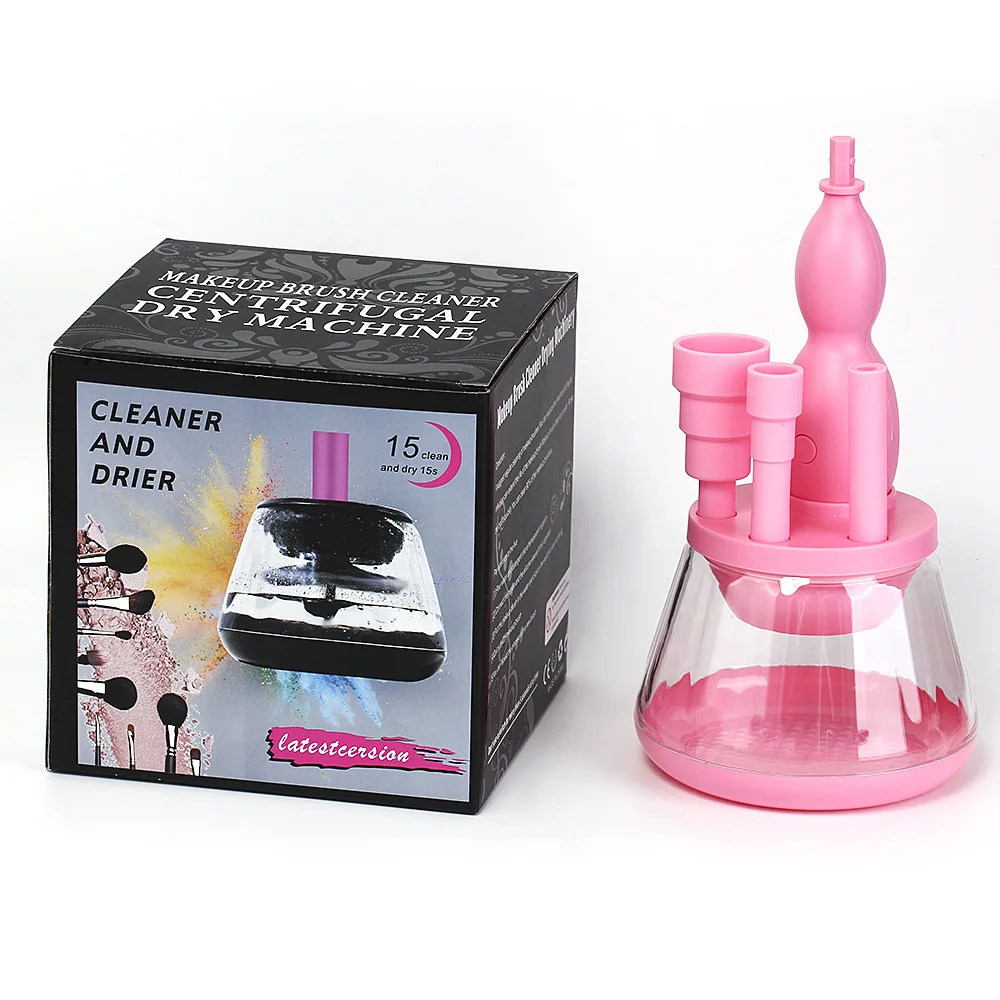 

Electric Makeup Brush Cleaner & Dryer Set Make Up Brushes Washing Tool Makeup Brushes Cleaner & Dry In Seconds Protect Bristle