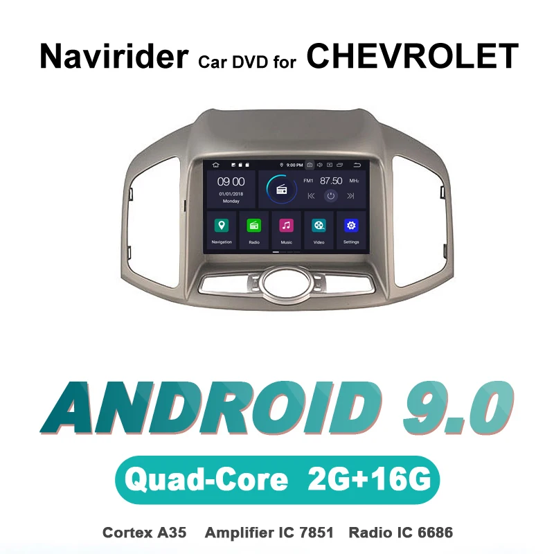 Excellent Navirider autoradio gps navigation android 9.0 car radio Player for CHEVROLET CAPTIVA multimedia bluetooth DVD aux stereo device 0 Excellent Navirider autoradio gps navigation android 9.0 car radio Player for CHEVROLET CAPTIVA multimedia bluetooth DVD aux stereo device 0