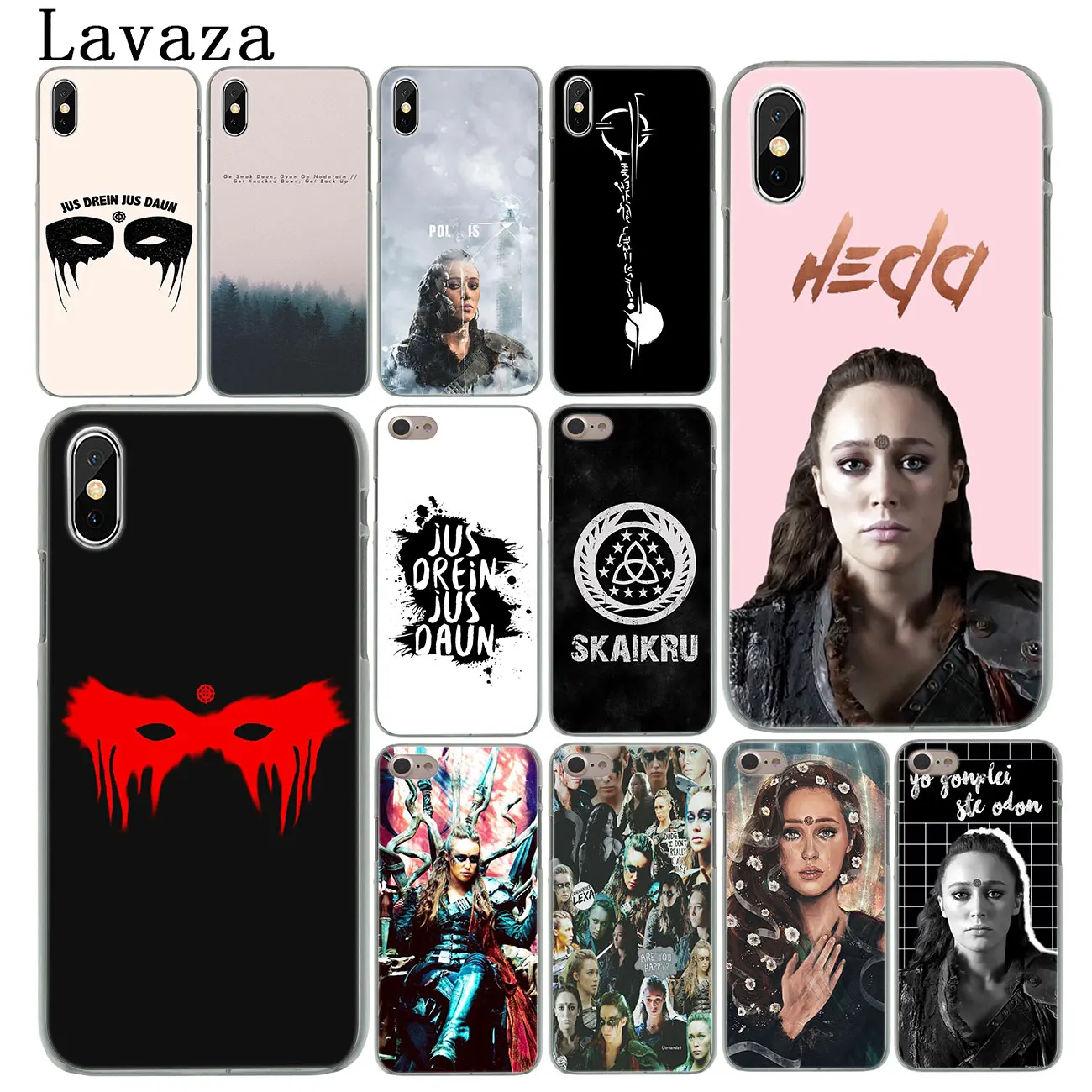 

Lavaza The 100 TV Show Heda Lexa Hard Phone Case for iPhone XR X XS 11 Pro Max 10 7 8 6 6S 5 5S SE 4S 4 Cover