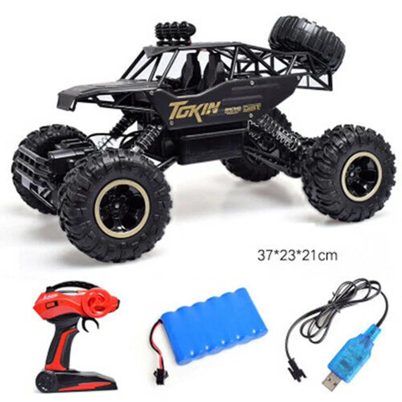 RC автомобиль 1/12 4WD транспортное средство с дистанционным управлением 2,4 ГГц электрический багги-монстр внедорожный - Цвет: 36cm black